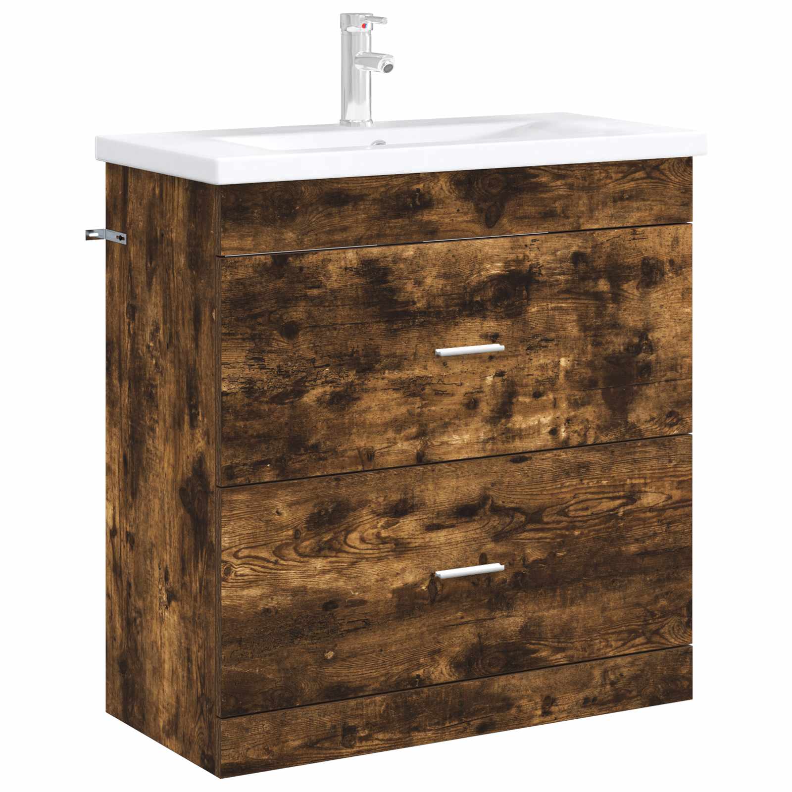 Badunterschrank Geräucherte Eiche 78,5 x 37,5 x 81 cm