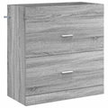 Badunterschrank Grau Sonoma 78,5 x 37,5 x 81 cm Holzwerkstoff