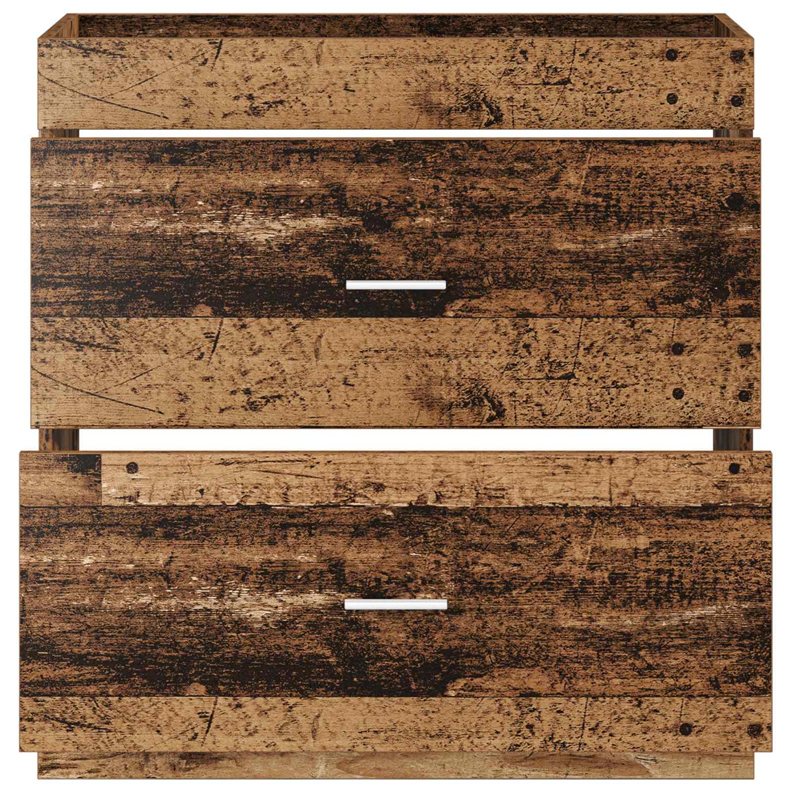 Badunterschrank Altholz 78,5 x 37,5 x 81 cm Holzwerkstoff