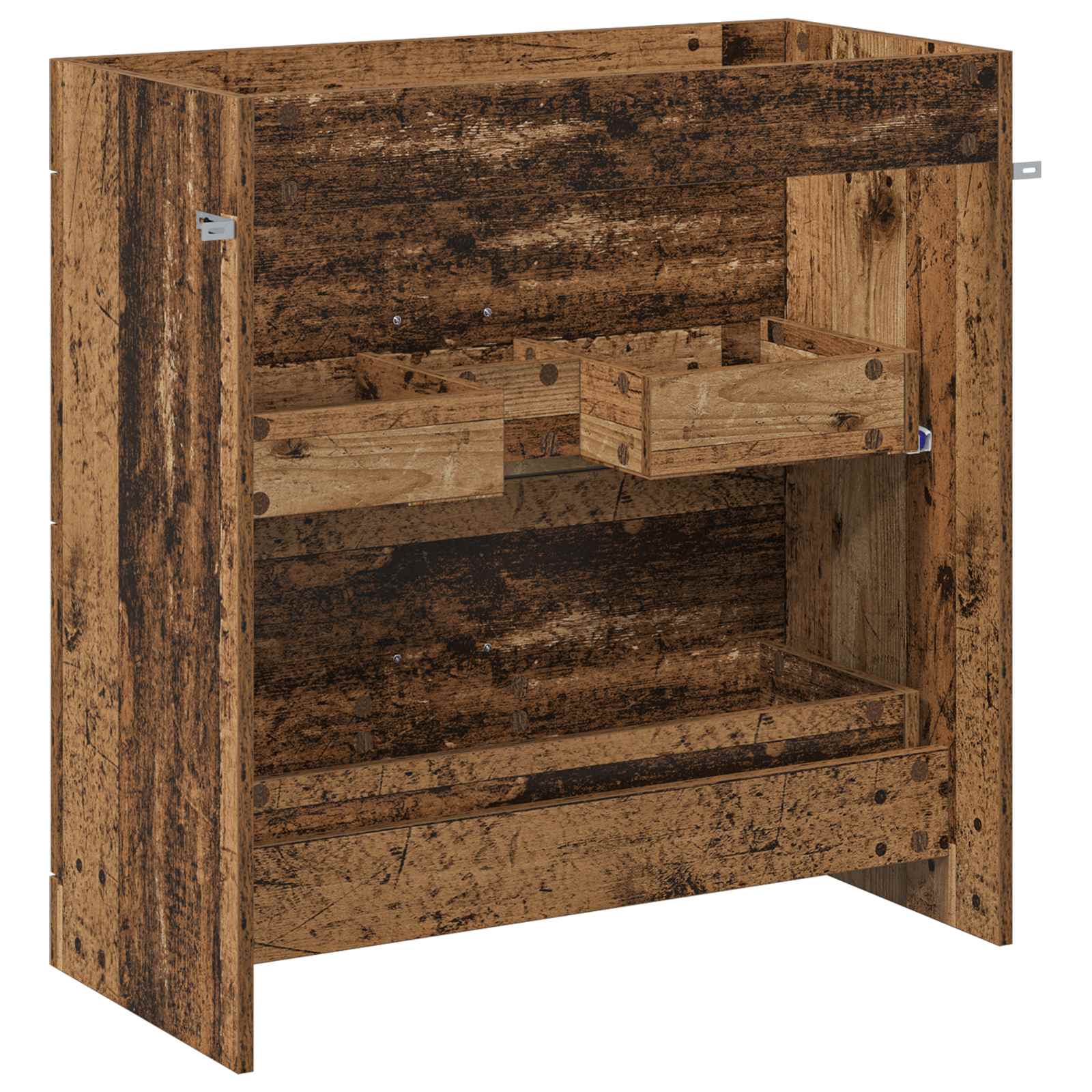 Badunterschrank Altholz 78,5 x 37,5 x 81 cm Holzwerkstoff