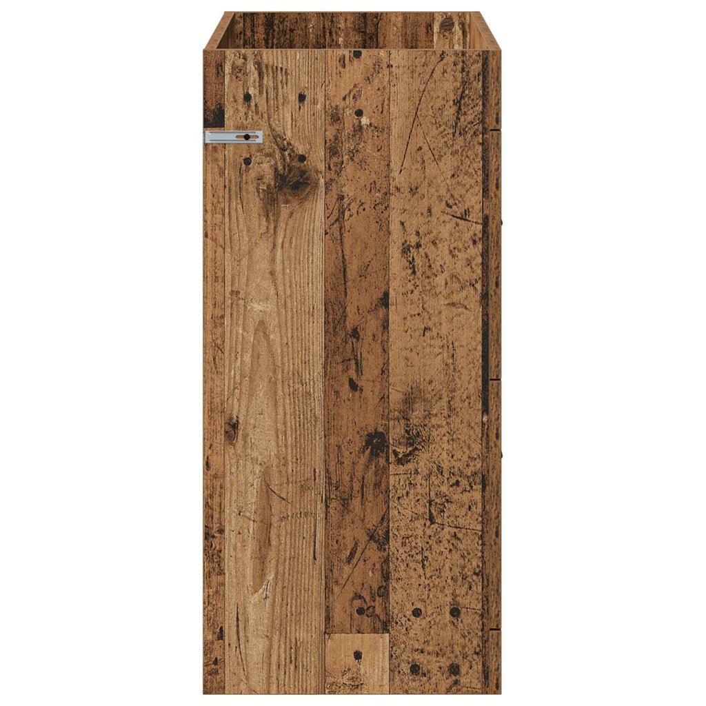 Badunterschrank Altholz 78,5 x 37,5 x 81 cm Holzwerkstoff