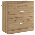 Badunterschrank Artisan-Eiche 78,5 x 37,5 x 81 cm Holzwerkstoff