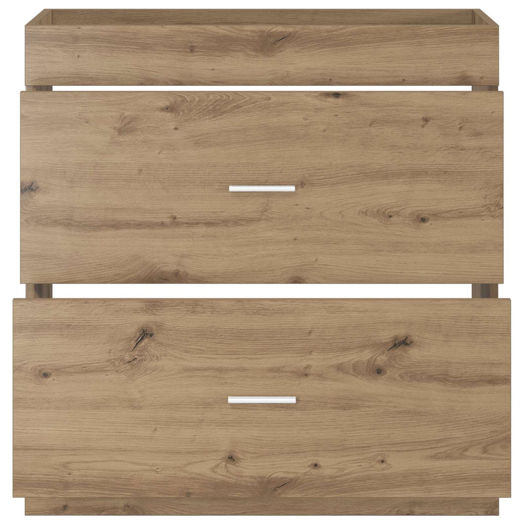 Badunterschrank Artisan-Eiche 78,5 x 37,5 x 81 cm Holzwerkstoff