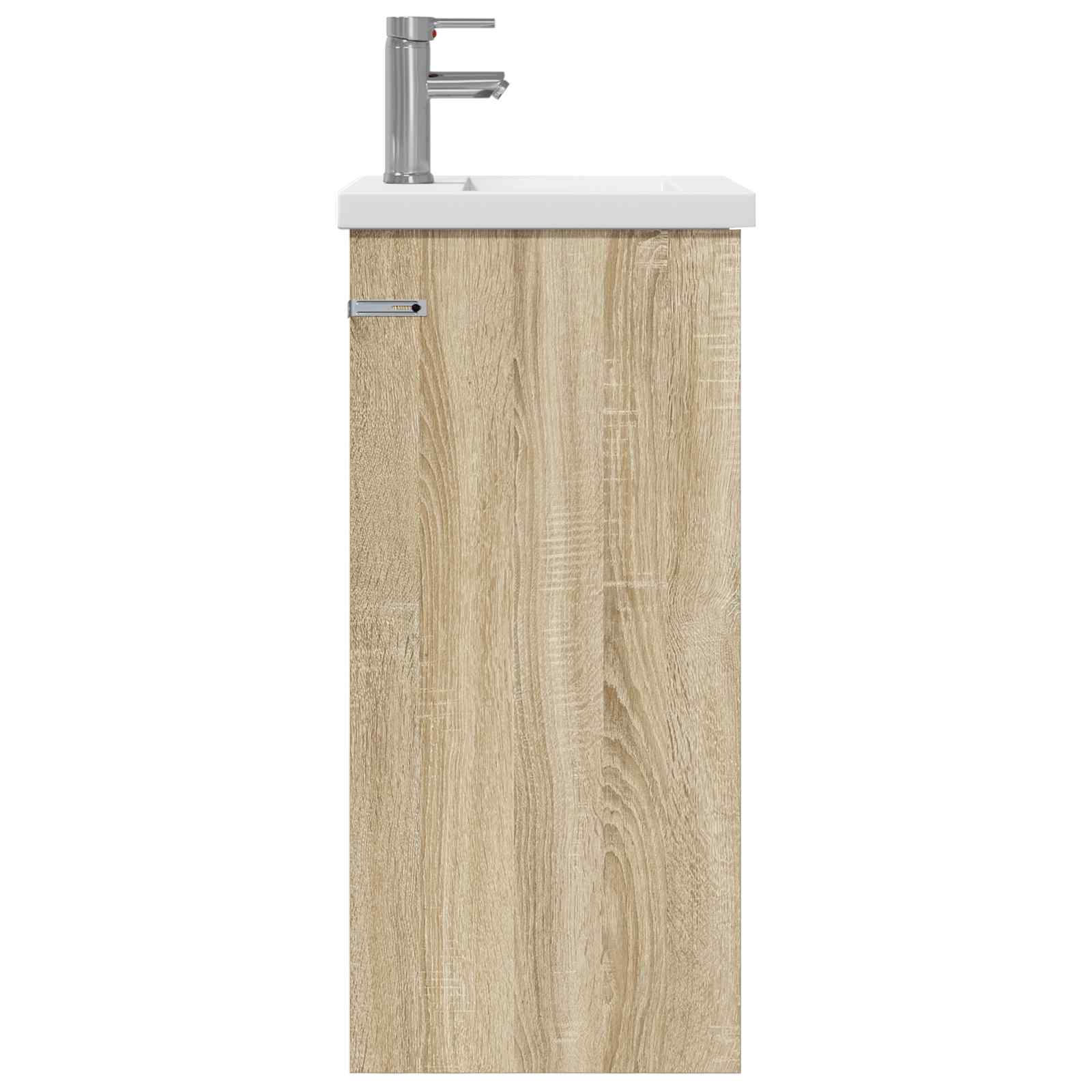 Badezimmerschrank mit Waschbecken Sonoma-Eiche