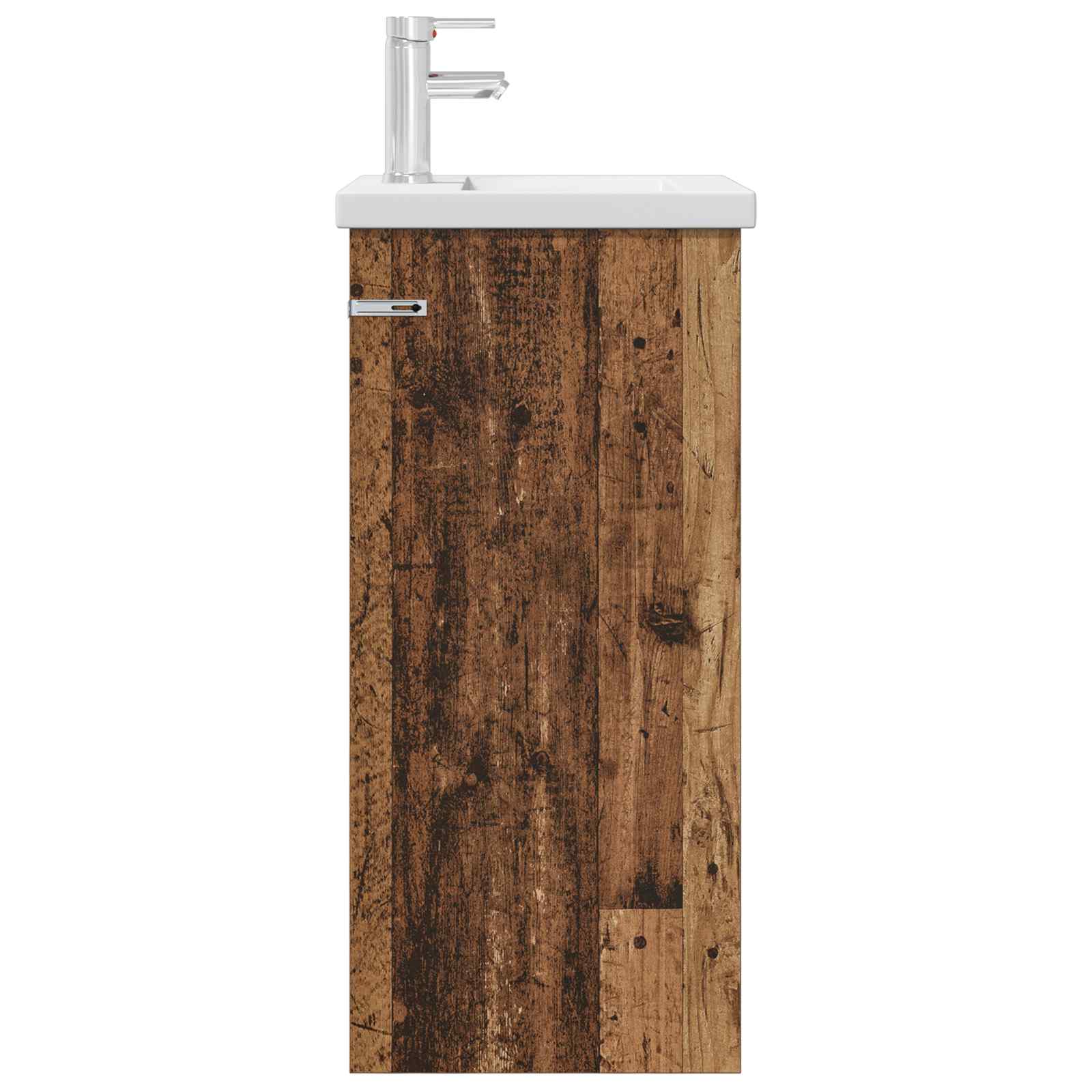 Badezimmerschrank mit Waschbecken Altholz 42 x 40 x 84,5 cm