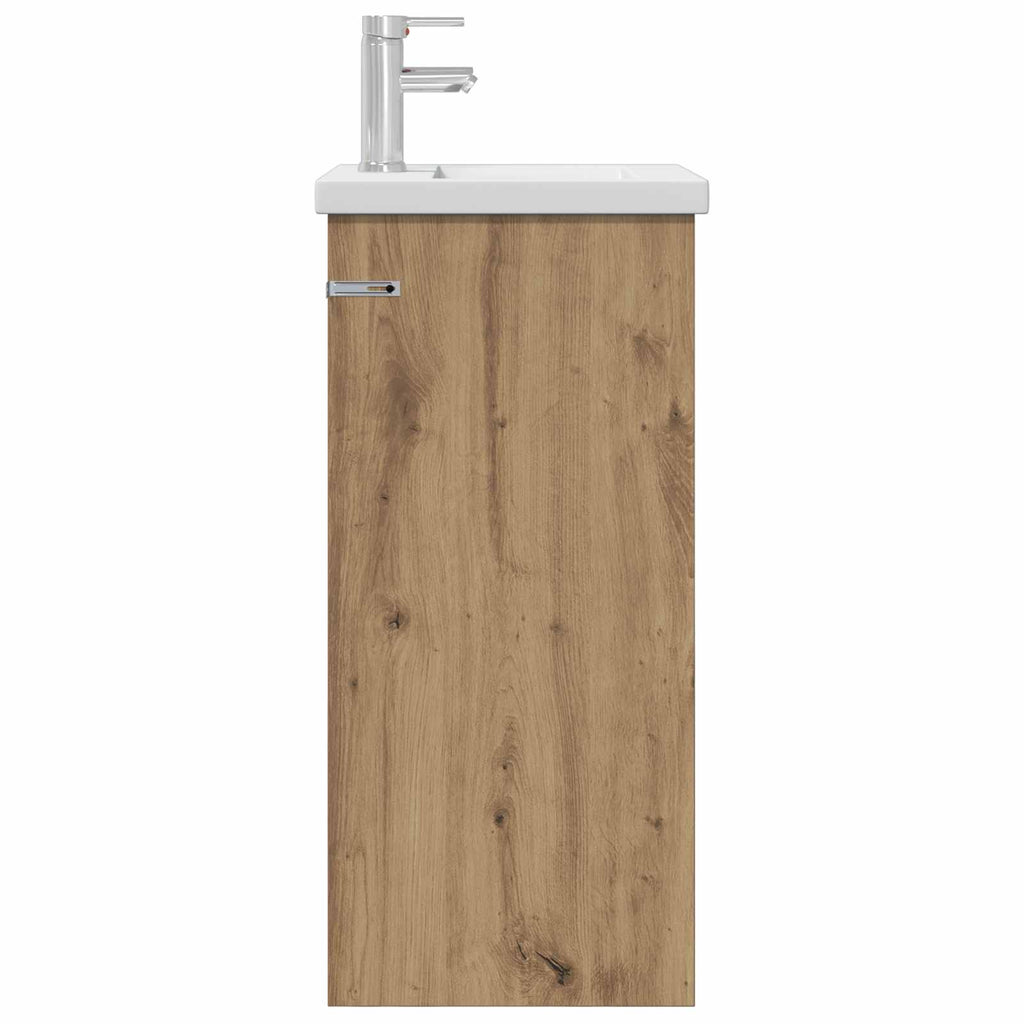 Badezimmerschrank mit Waschbecken Artisan-Eiche