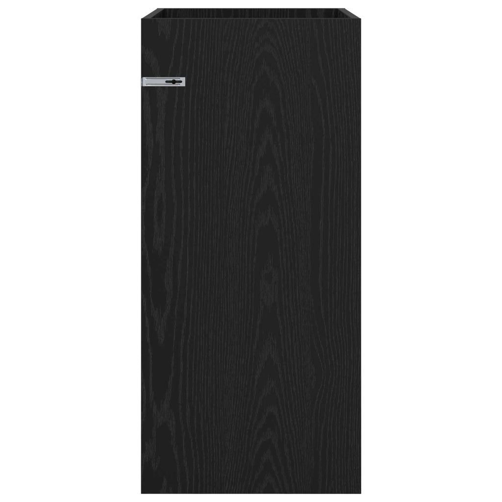 Badunterschrank Schwarze Eiche 56 x 37,5 x 81 cm Holzwerkstoff