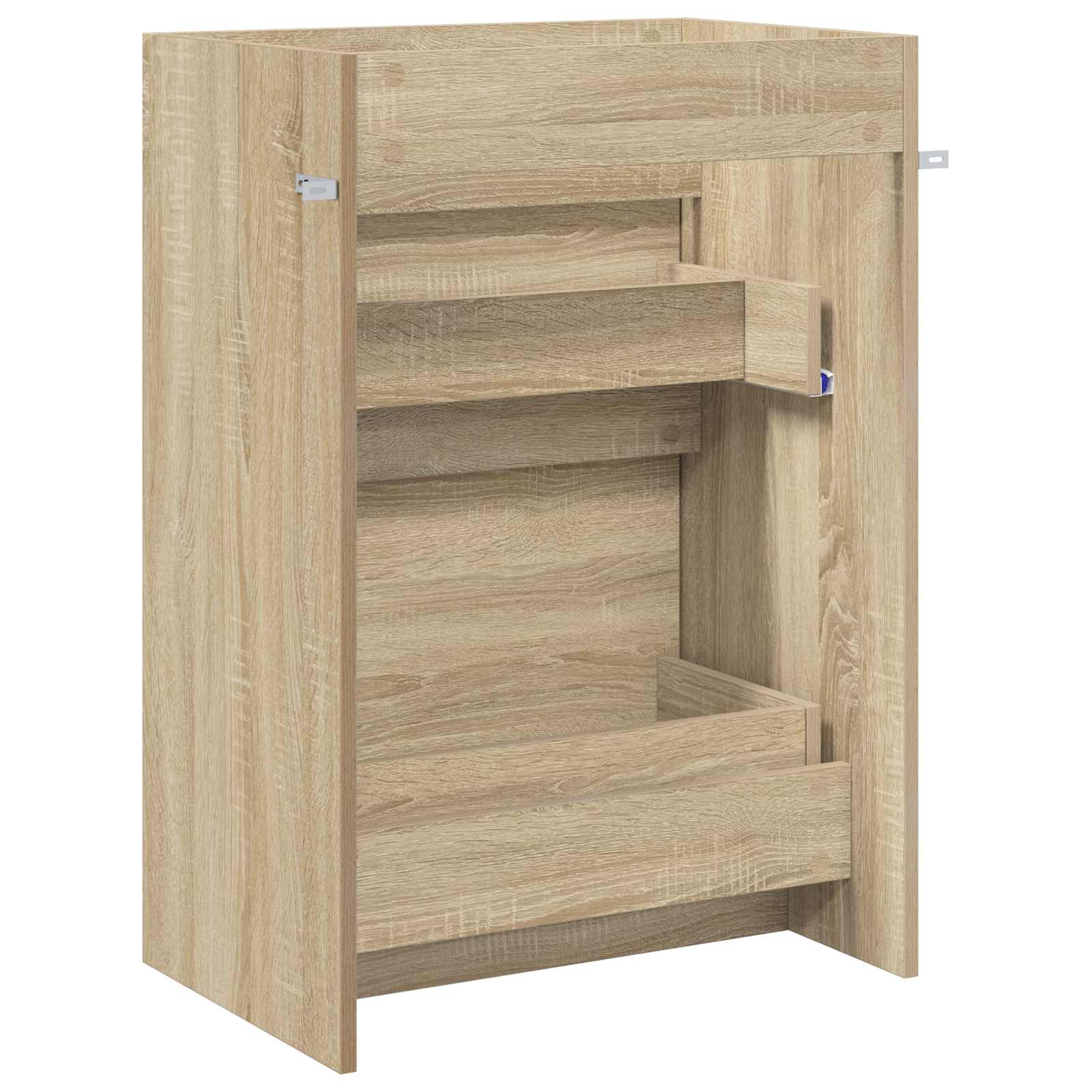 Badunterschrank Sonoma-Eiche 56 x 37,5 x 81 cm Holzwerkstoff