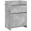 Badunterschrank Betongrau 56 x 37,5 x 81 cm Holzwerkstoff