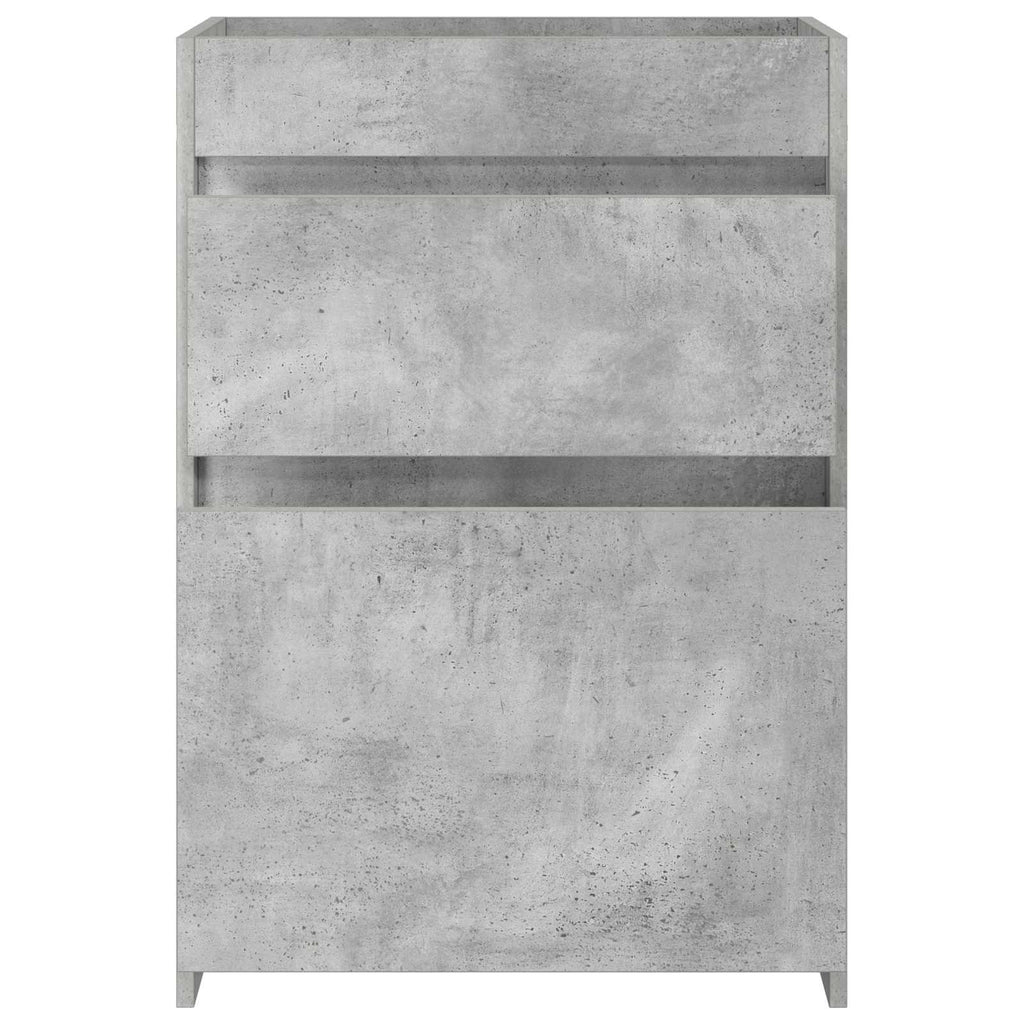Badunterschrank Betongrau 56 x 37,5 x 81 cm Holzwerkstoff