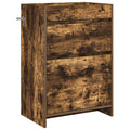Badunterschrank Geräucherte Eiche 56 x 37,5 x 81 cm