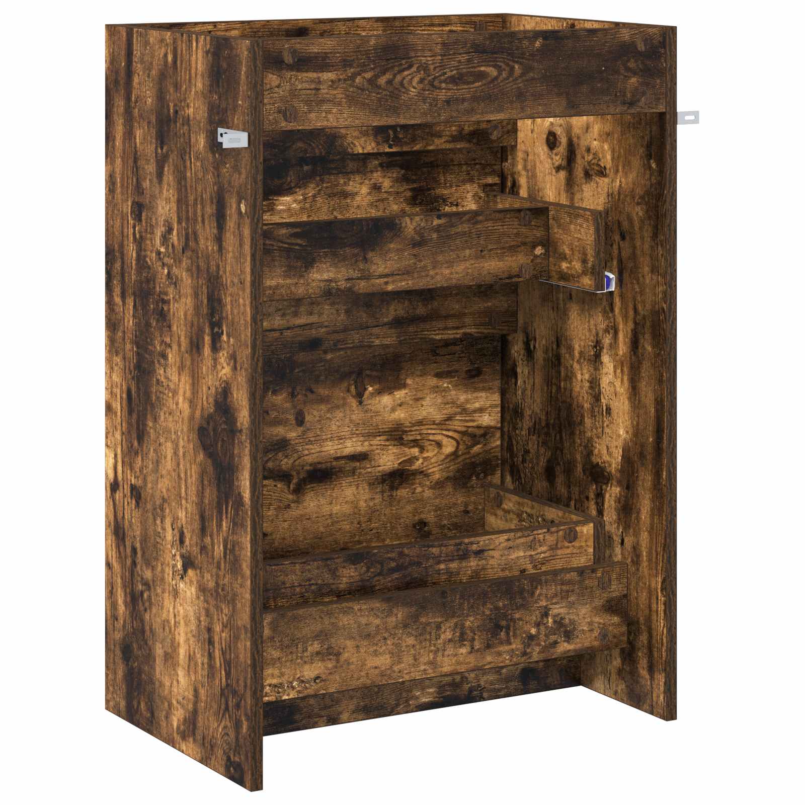 Badunterschrank Geräucherte Eiche 56 x 37,5 x 81 cm