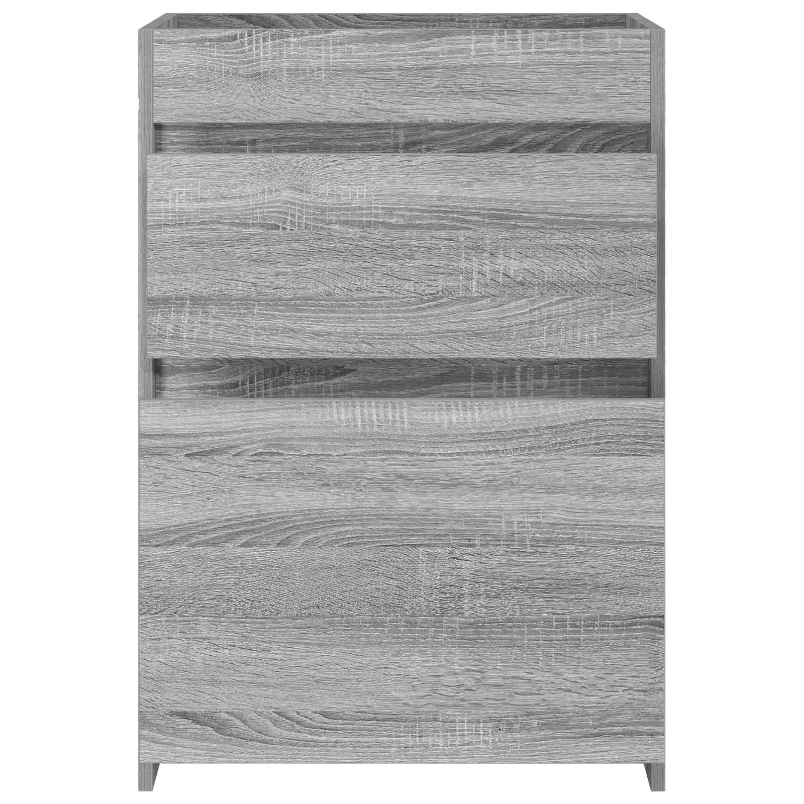 Badunterschrank Grau Sonoma 56 x 37,5 x 81 cm Holzwerkstoff