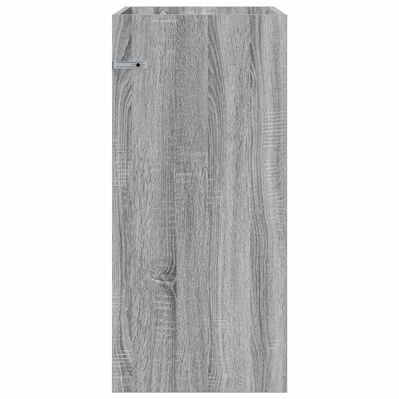 Badunterschrank Grau Sonoma 56 x 37,5 x 81 cm Holzwerkstoff