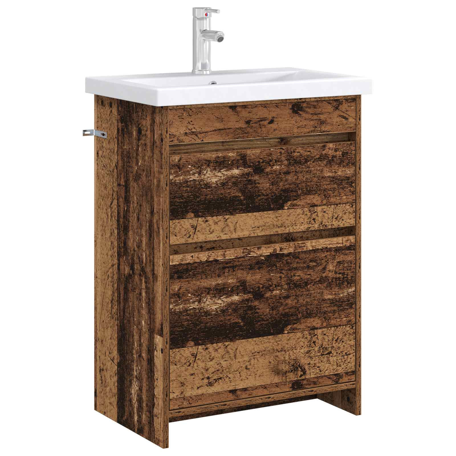 Badunterschrank Altholz 56 x 37,5 x 81 cm Holzwerkstoff