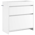 Badunterschrank Weiß 78,5 x 37,5 x 81 cm Holzwerkstoff