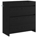 Badunterschrank Schwarze Eiche 78,5 x 37,5 x 81 cm