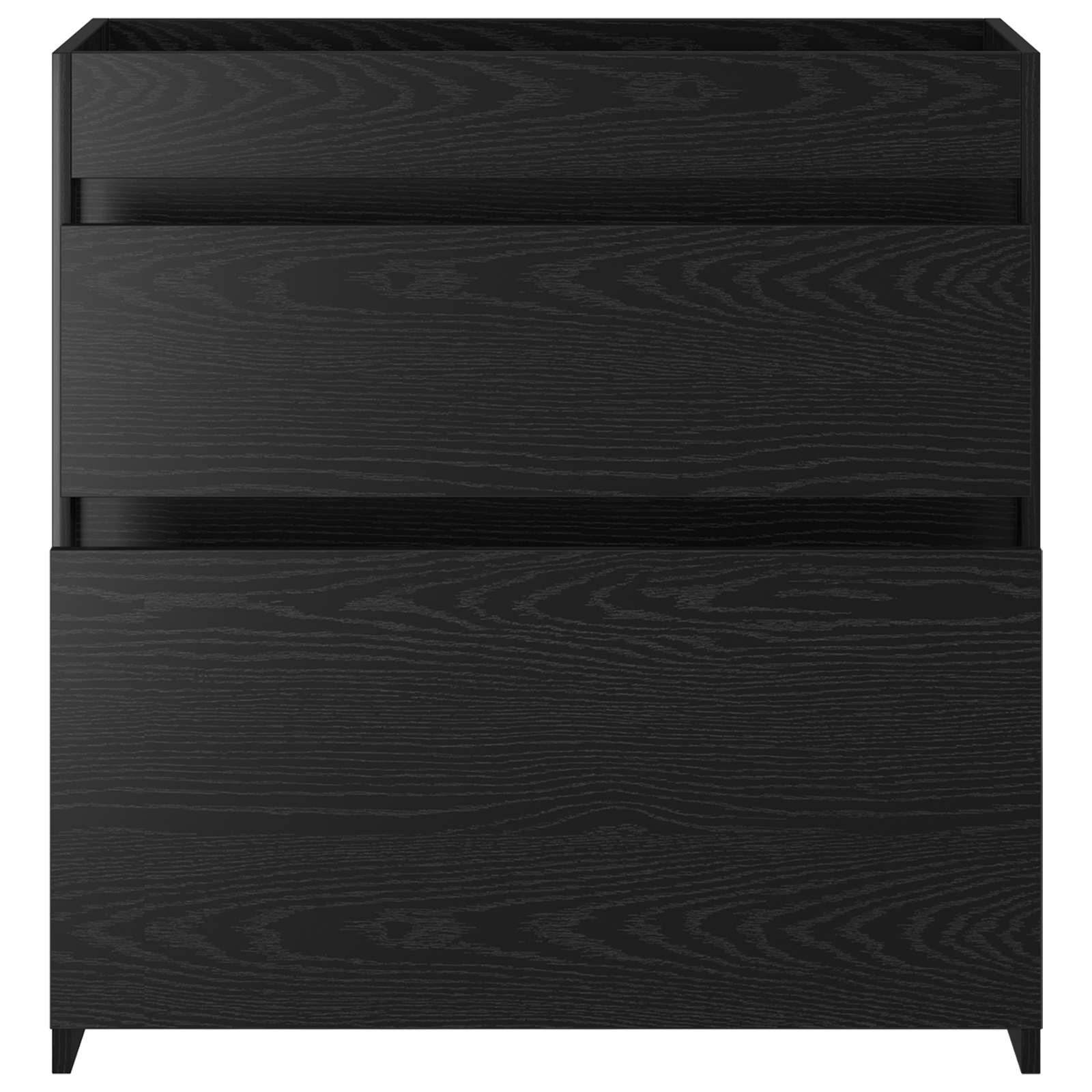 Badunterschrank Schwarze Eiche 78,5 x 37,5 x 81 cm