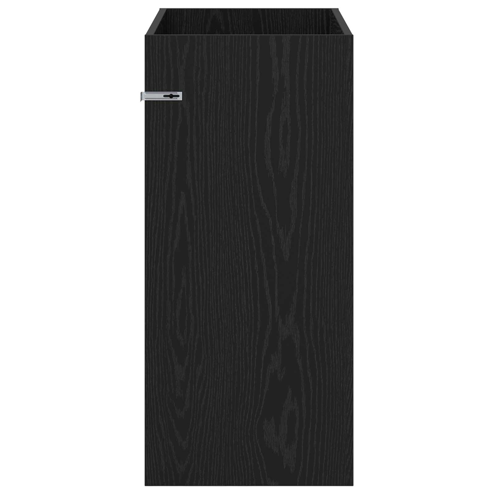 Badunterschrank Schwarze Eiche 78,5 x 37,5 x 81 cm