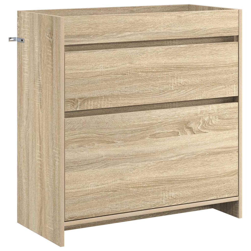Badunterschrank Sonoma-Eiche 78,5 x 37,5 x 81 cm Holzwerkstoff