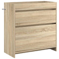 Badunterschrank Sonoma-Eiche 78,5 x 37,5 x 81 cm Holzwerkstoff