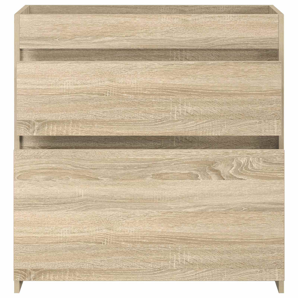 Badunterschrank Sonoma-Eiche 78,5 x 37,5 x 81 cm Holzwerkstoff