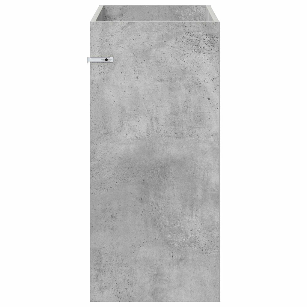 Badunterschrank Betongrau 78,5 x 37,5 x 81 cm Holzwerkstoff