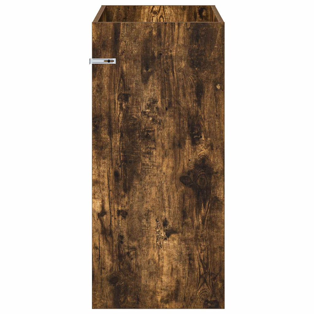 Badunterschrank Geräucherte Eiche 78,5 x 37,5 x 81 cm