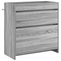 Badunterschrank Grau Sonoma 78,5 x 37,5 x 81 cm Holzwerkstoff