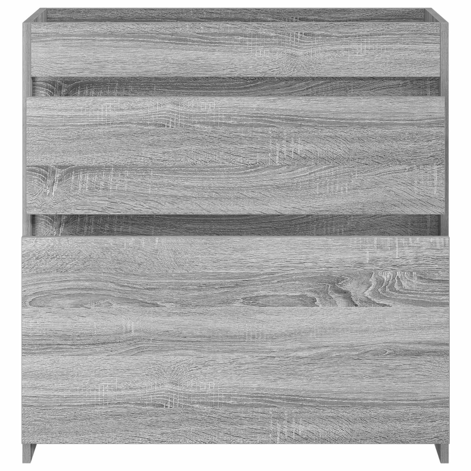 Badunterschrank Grau Sonoma 78,5 x 37,5 x 81 cm Holzwerkstoff
