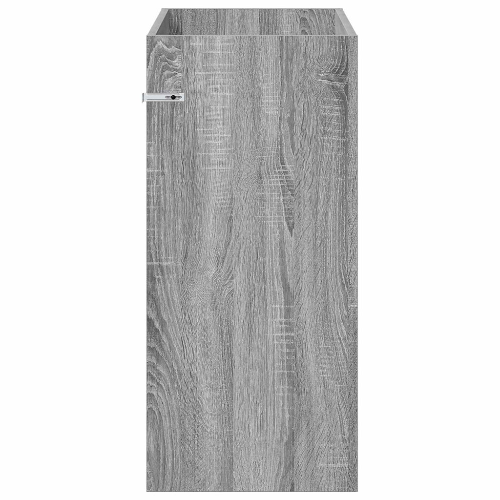 Badunterschrank Grau Sonoma 78,5 x 37,5 x 81 cm Holzwerkstoff