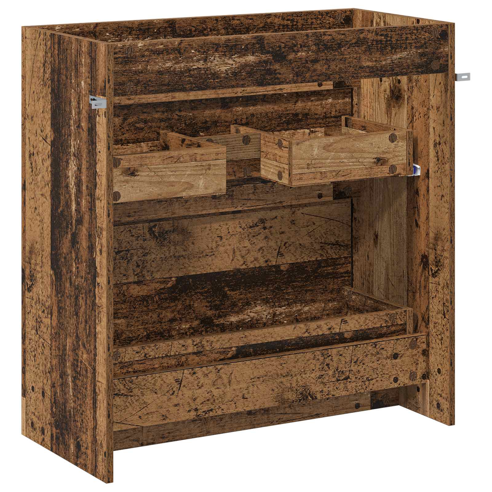 Badunterschrank Altholz 78,5 x 37,5 x 81 cm Holzwerkstoff