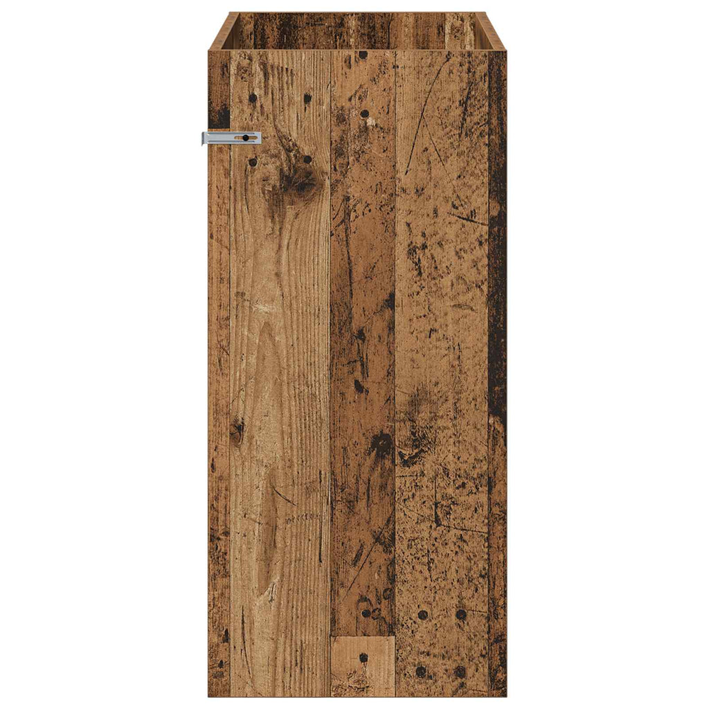 Badunterschrank Altholz 78,5 x 37,5 x 81 cm Holzwerkstoff