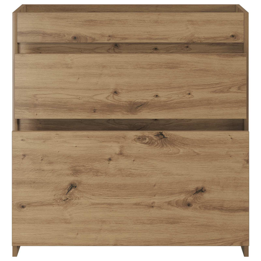 Badunterschrank Artisan-Eiche 78,5 x 37,5 x 81 cm Holzwerkstoff