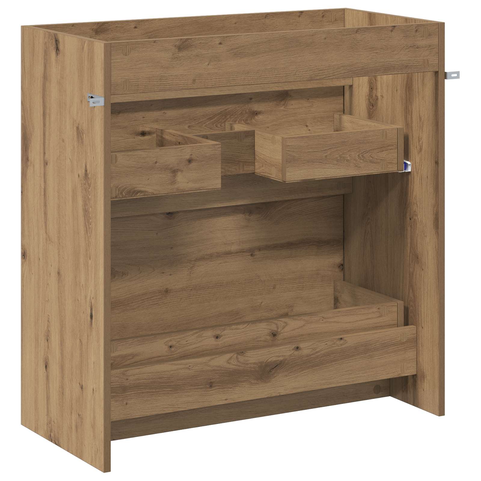 Badunterschrank Artisan-Eiche 78,5 x 37,5 x 81 cm Holzwerkstoff