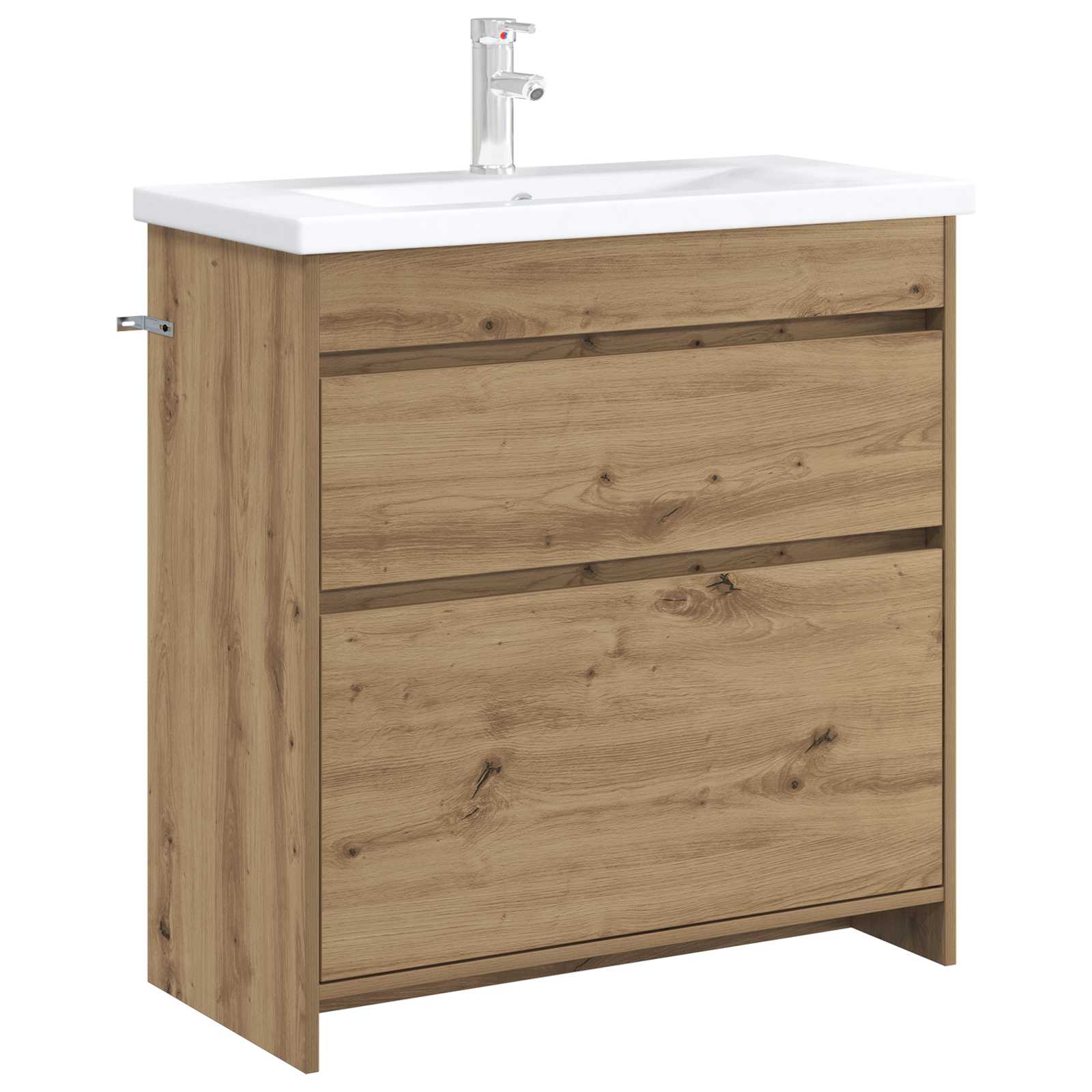 Badunterschrank Artisan-Eiche 78,5 x 37,5 x 81 cm Holzwerkstoff