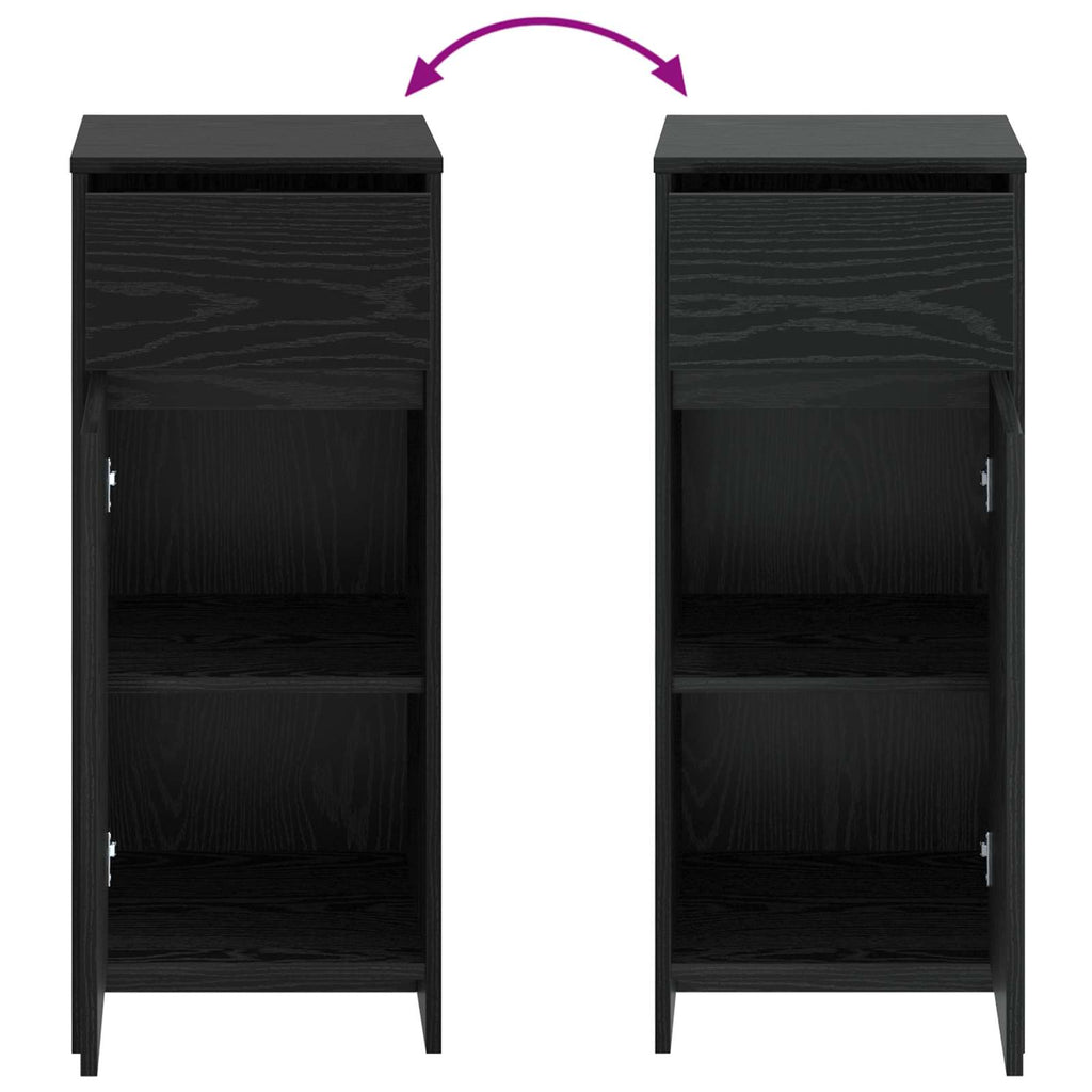 Badezimmerschrank Schwarze Eiche 35 x 36,5 x 85 cm