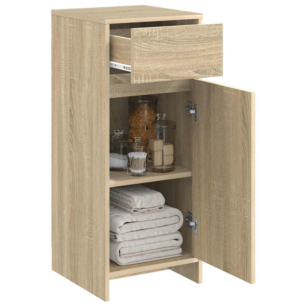Badezimmerschrank Sonoma-Eiche 35 x 36,5 x 85 cm Holzwerkstoff