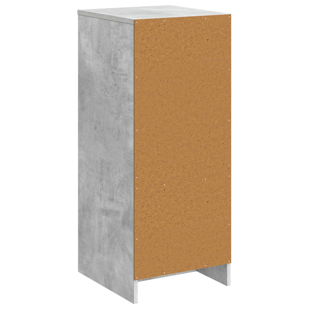 Badezimmerschrank Betongrau 35 x 36,5 x 85 cm Holzwerkstoff