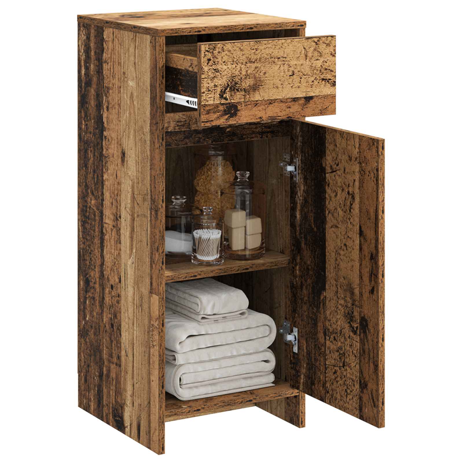 Badezimmerschrank Altholz 35 x 36,5 x 85 cm Holzwerkstoff