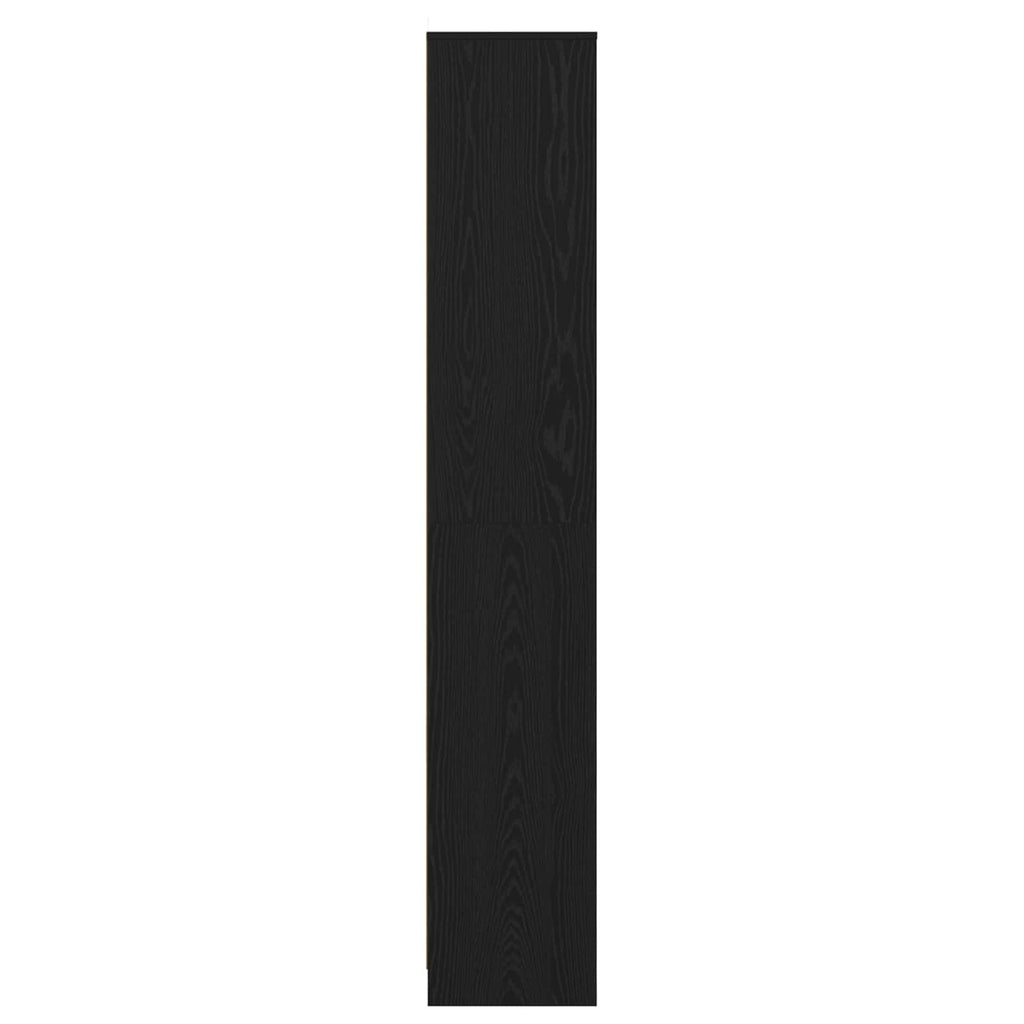 Badezimmerschrank Schwarze Eiche 30 x 33 x 190 cm Holzwerkstoff