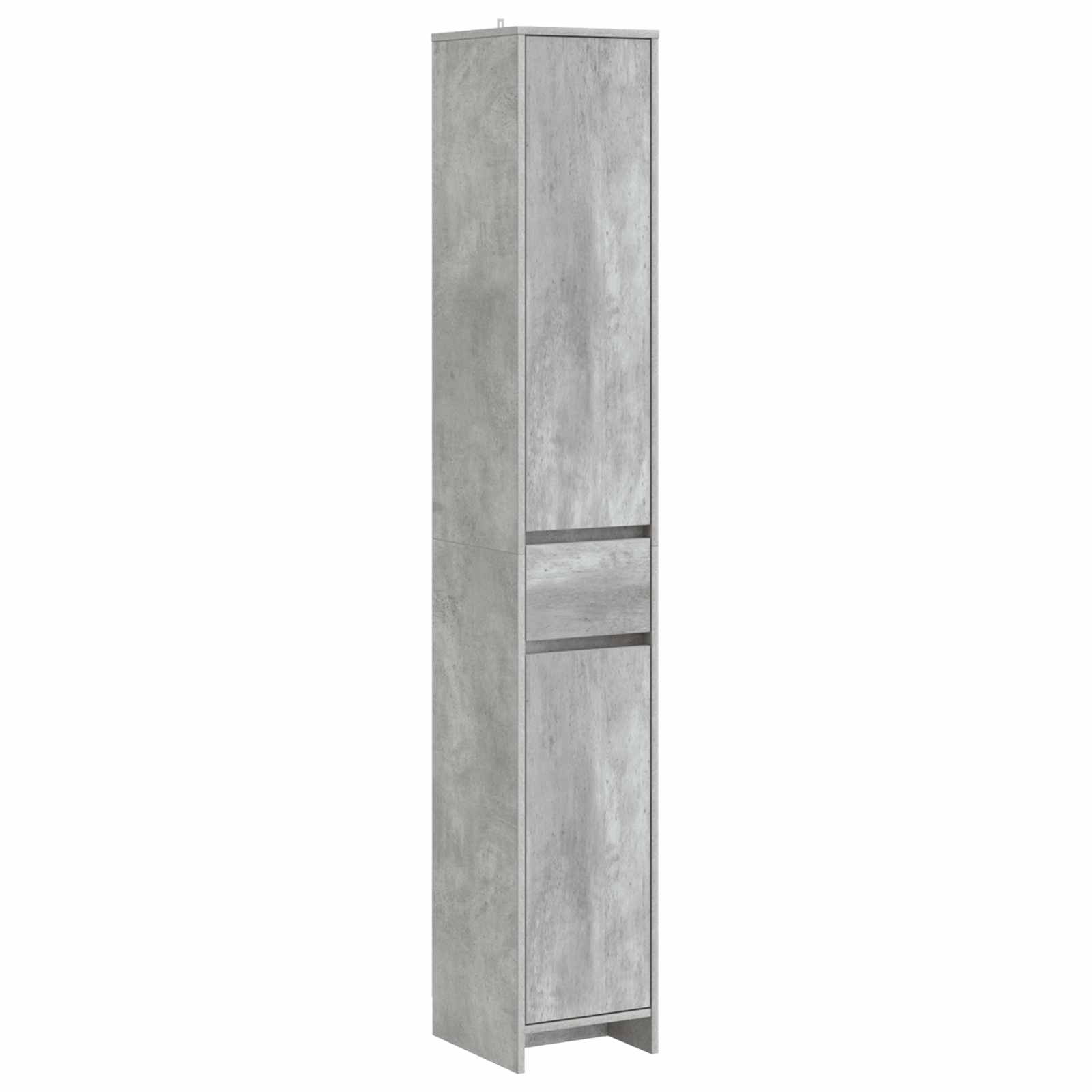 Badezimmerschrank Betongrau 30 x 33 x 190 cm Holzwerkstoff