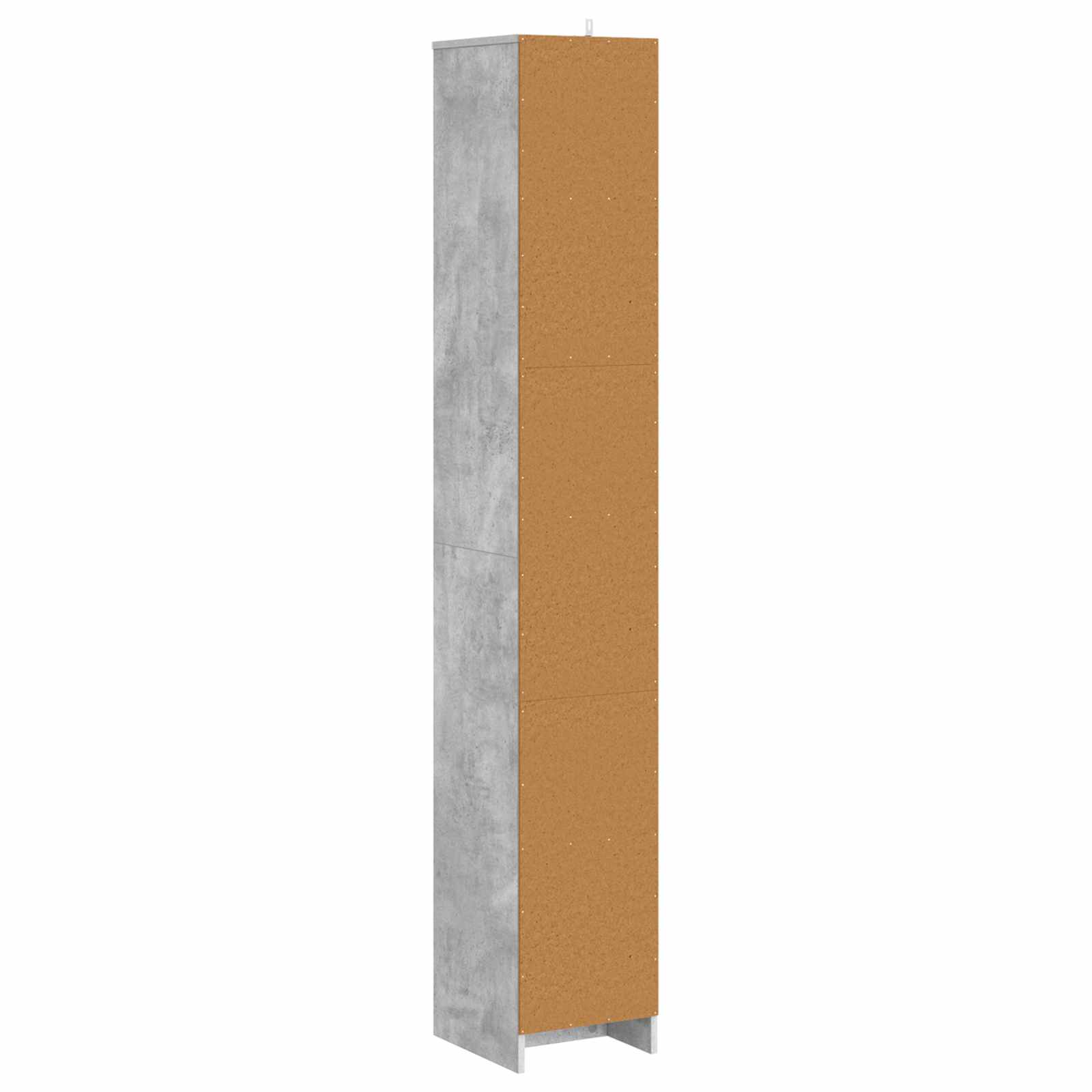 Badezimmerschrank Betongrau 30 x 33 x 190 cm Holzwerkstoff