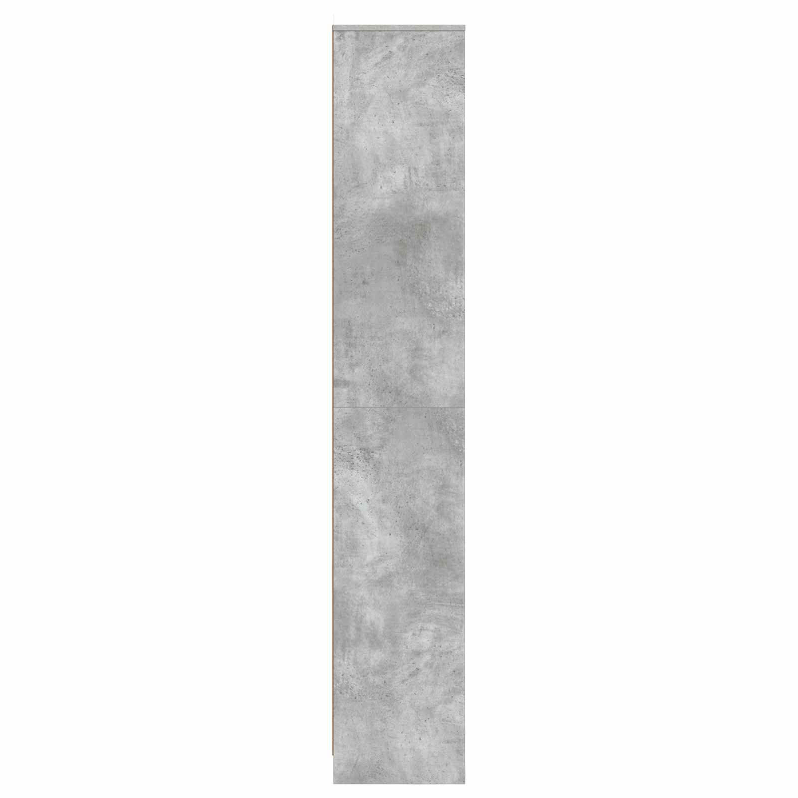 Badezimmerschrank Betongrau 30 x 33 x 190 cm Holzwerkstoff