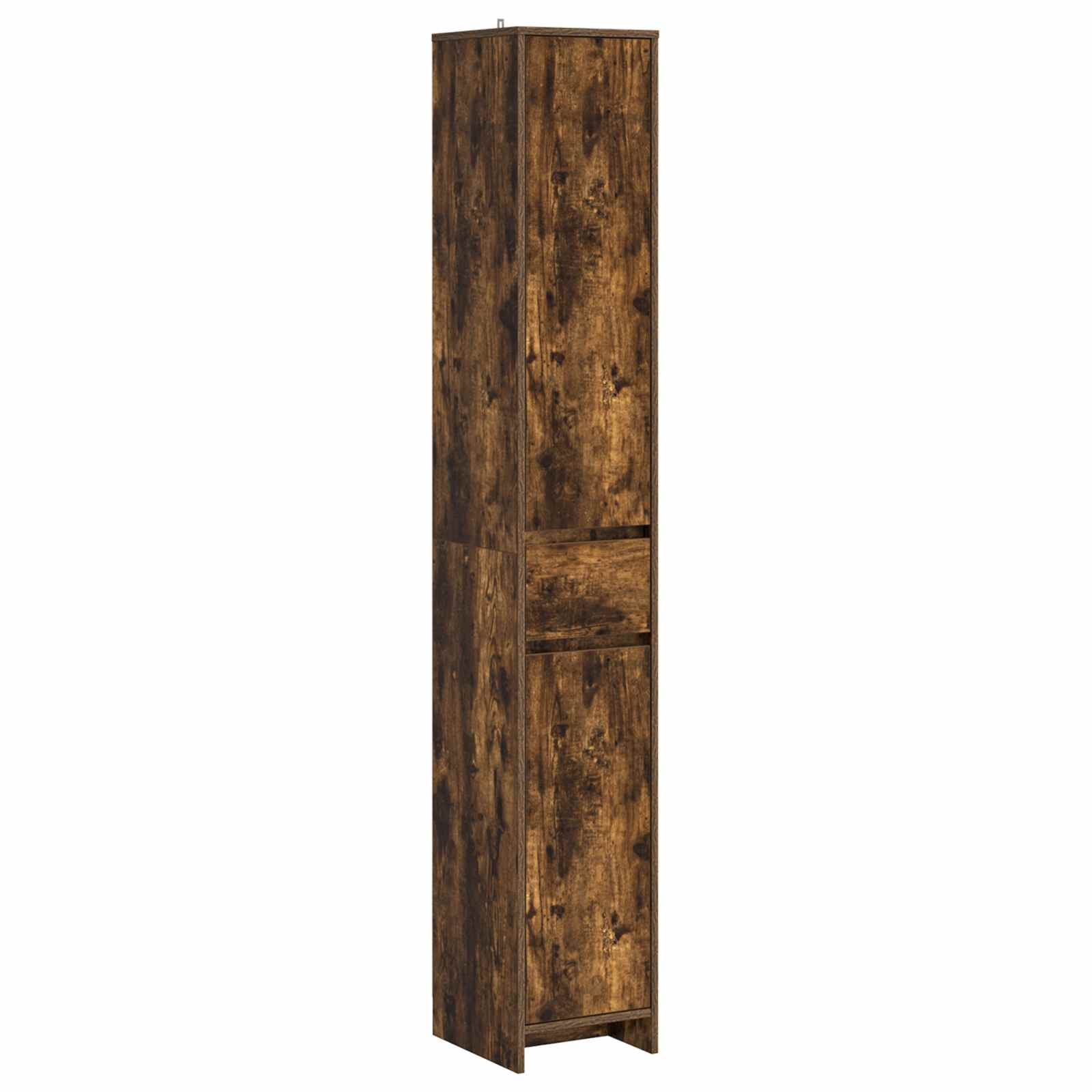 Badezimmerschrank Geräucherte Eiche 30 x 33 x 190 cm