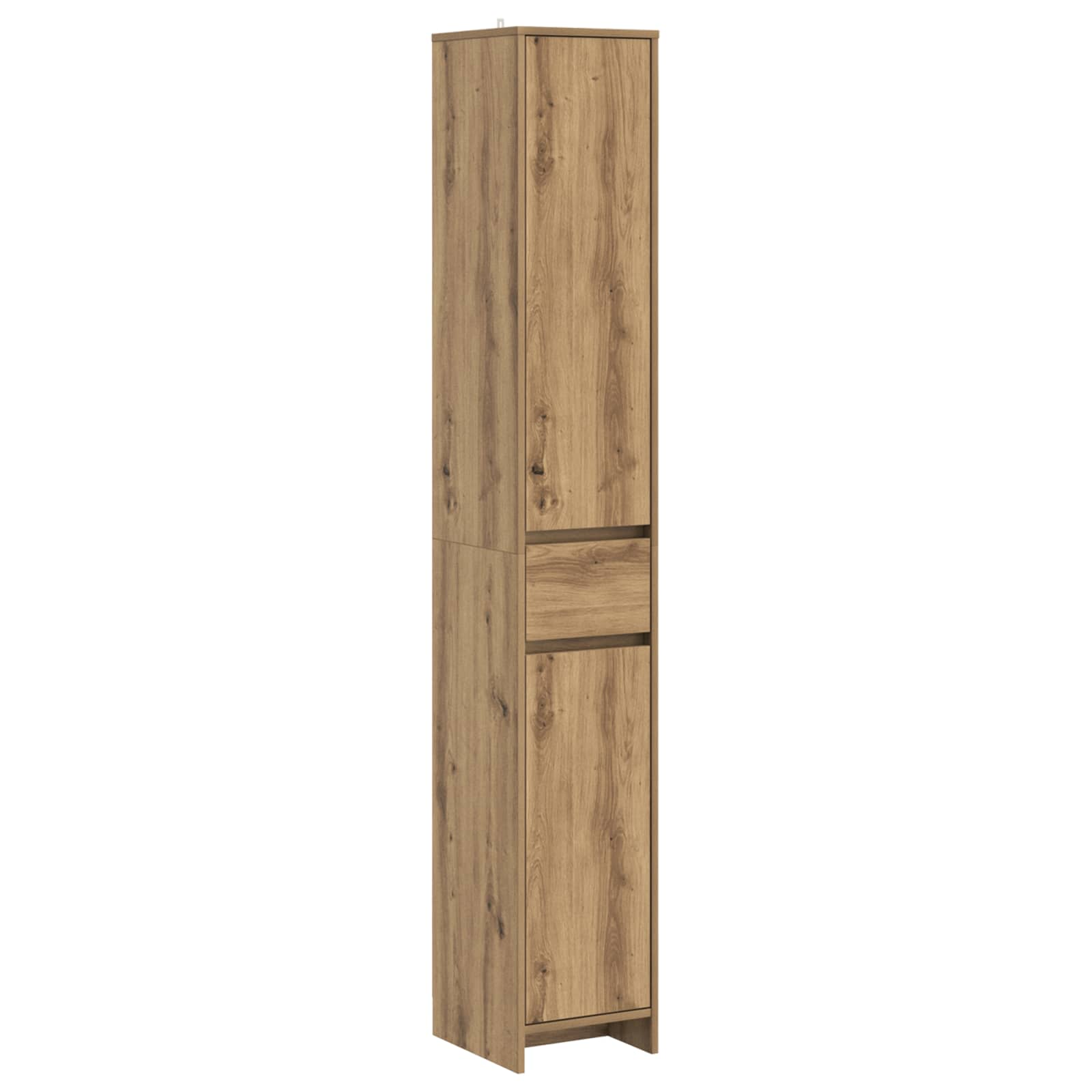 Badezimmerschrank Artisan-Eiche 30 x 33 x 190 cm Holzwerkstoff