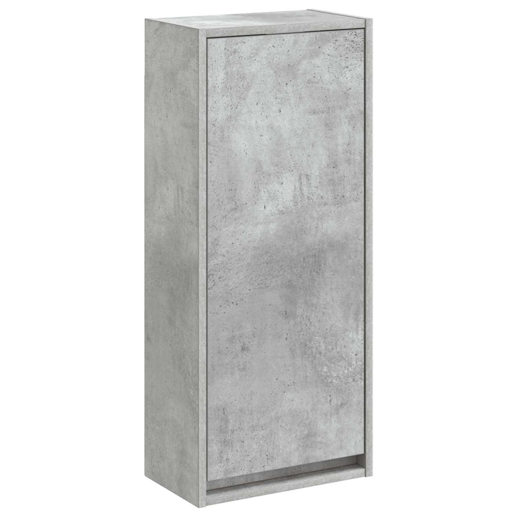 Wandmontierte Waschbecken-Vanität Betongrau 35 x 20 x 81 cm