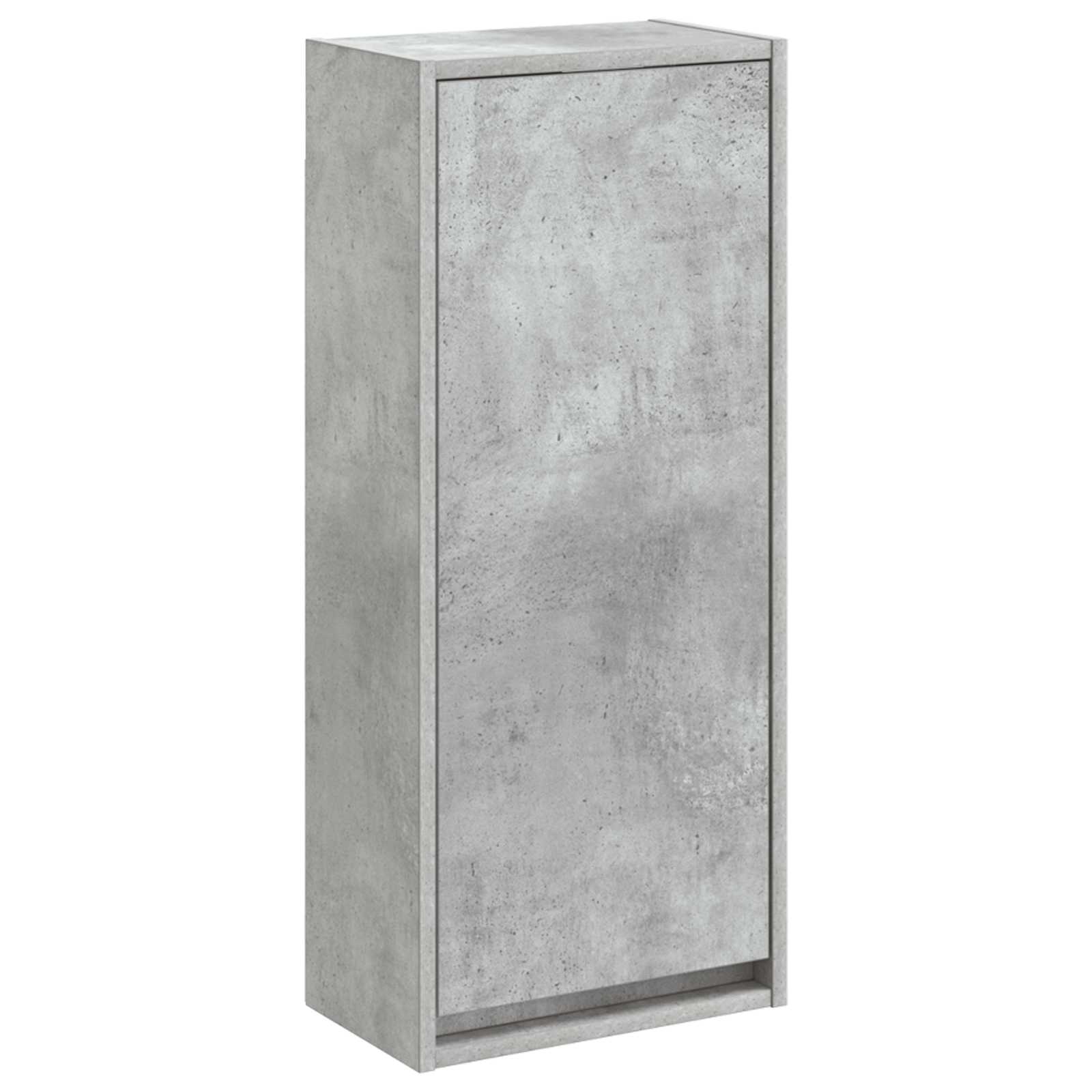 Wandmontierte Waschbecken-Vanität Betongrau 35 x 20 x 81 cm