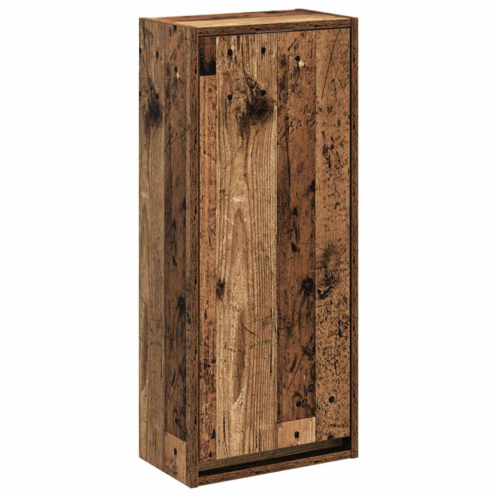 Wandmontierte Waschbecken-Vanität Altholz 35 x 20 x 81 cm