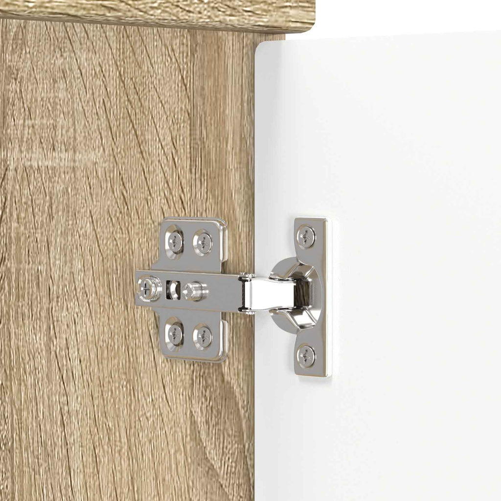 Badezimmerschrank mit Waschbecken Sonoma-Eiche